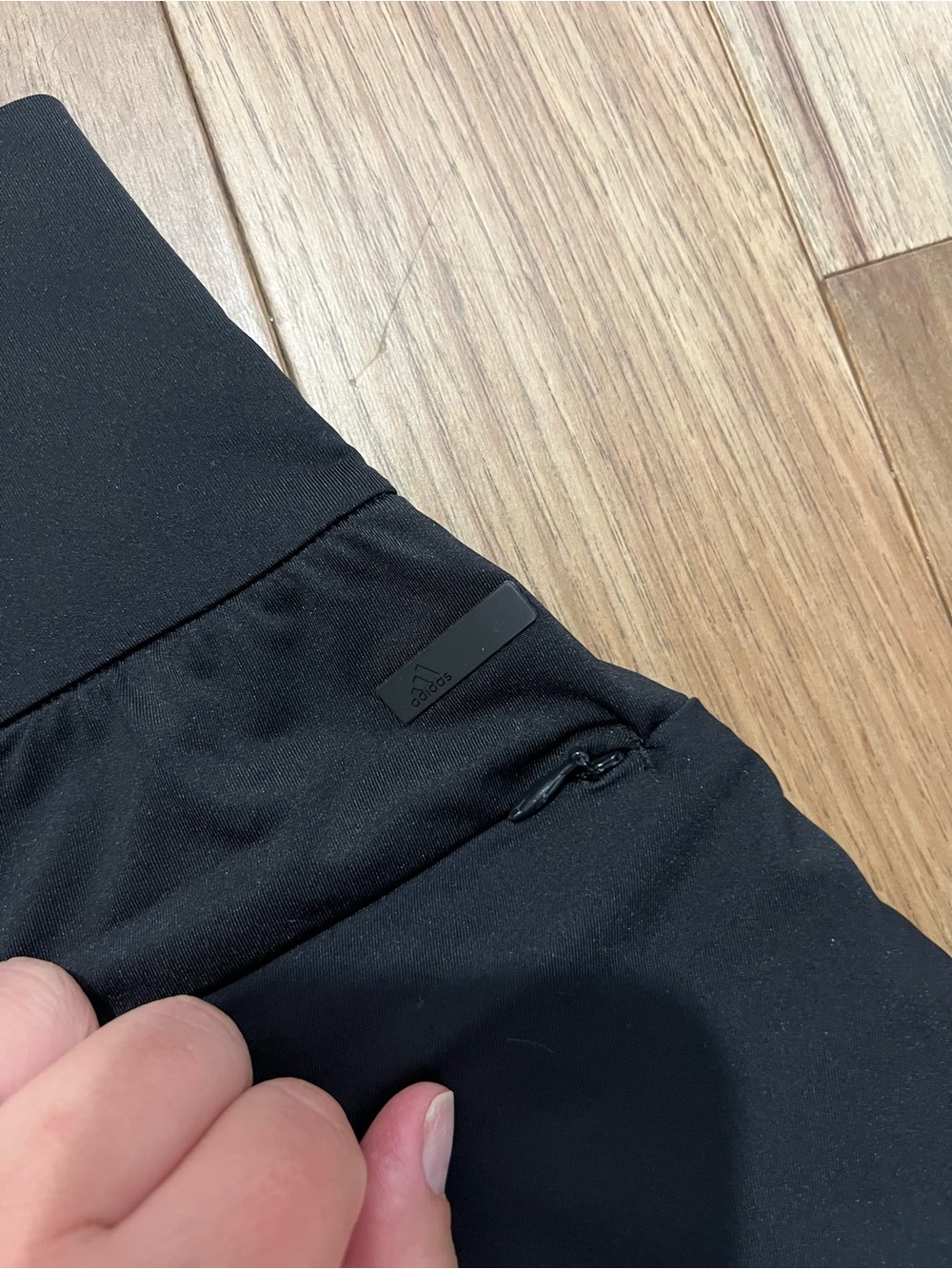 Adidas Black High Waisted Lightweight Track Parley Ocean Plastic Joggers Size XL - Picture 10 of 10